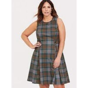Torrid Outlander Mackenzie Plaid Skater Dress
